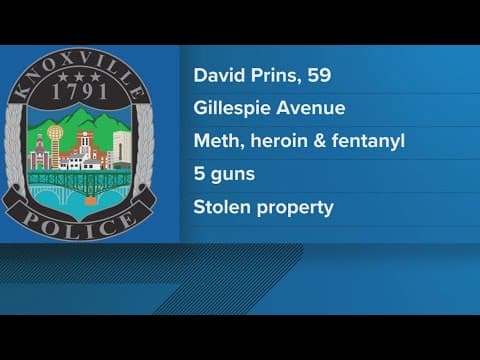 Knoxville police arrest suspect in drug, firearm bust