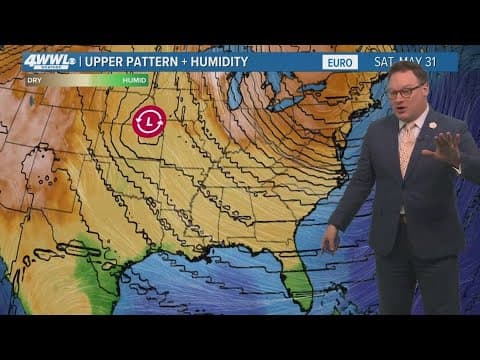 New Orleans Weather: Less humid air arrives for the end of May!