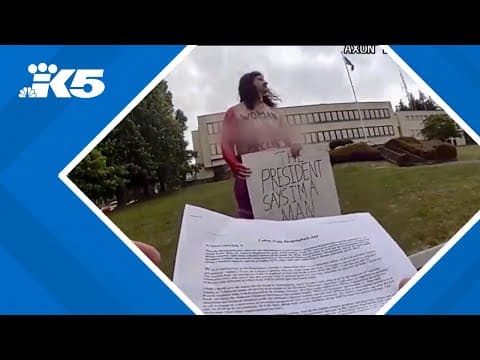 Stevenson City Council member arrested for protesting topless