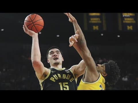 Purdue's Zach Edey wins his 2nd straight AP Player of the Year award