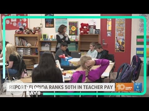 Report: Florida ranks 50th in teacher pay