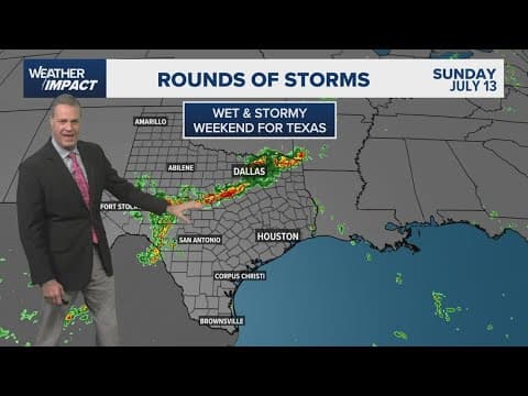 West, Central Texas facing a heavy rain threat this weekend