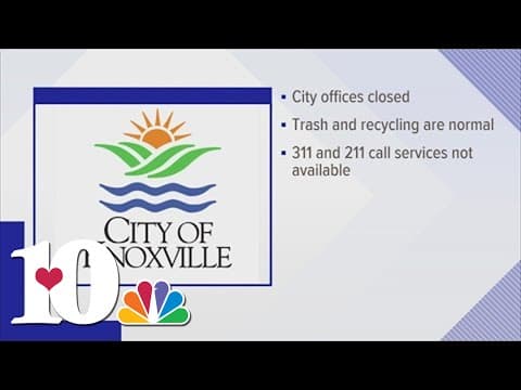 Knoxville City offices closed on Monday