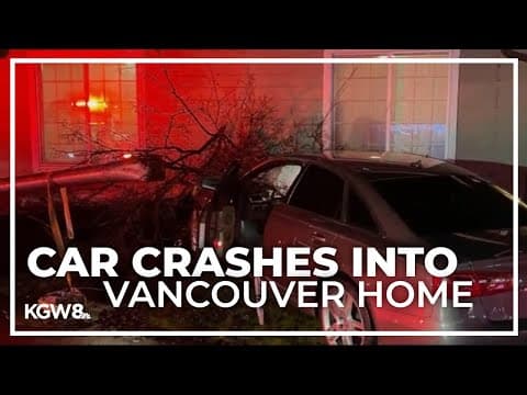 Suspected DUII driver crashes into house in Vancouver