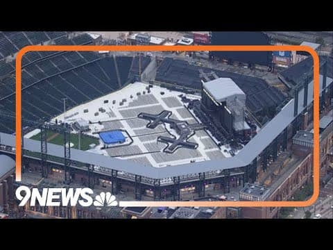 Coors Field prepares for Chris Brown concert