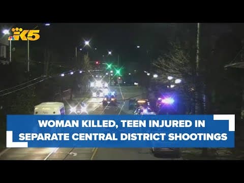 Woman dies in second shooting in Seattle's Central District