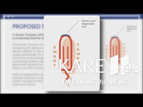 Minnetonka High School grad invents 'smart tampon' to detect cervical cancer