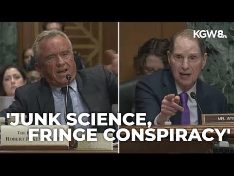 Wyden challenges RFK Jr. in D.C. Senate hearing on CDC turmoil, vaccine restrictions