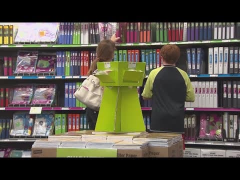 Families starting their back-to-school shopping early to avoid price hikes from tariffs