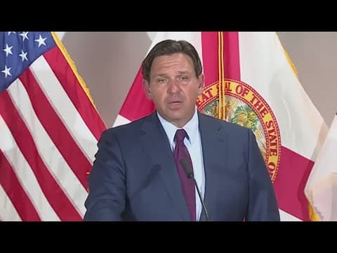 Gov. Ron DeSantis speaks at conference in Hillsborough County