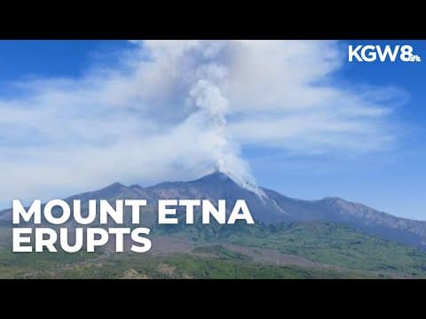 Video shows Sicily's Mount Etna eruption
