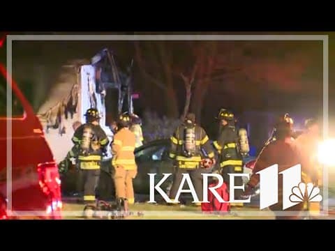 Crews search for victims in Jordan house fire