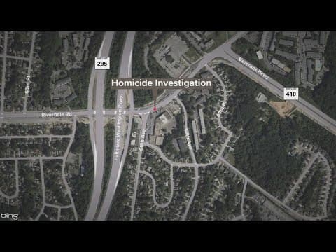 Police investigate a homicide in Riverdale