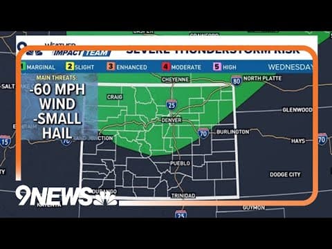 Denver weather: Storm chances increase this afternoon