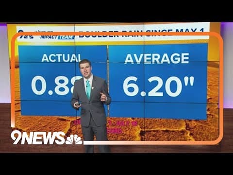 How much rain would it take to make a dent in Colorado's worsening drought situation?