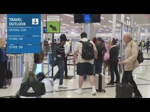 Travelers are already on the move to celebrate the Fourth of July