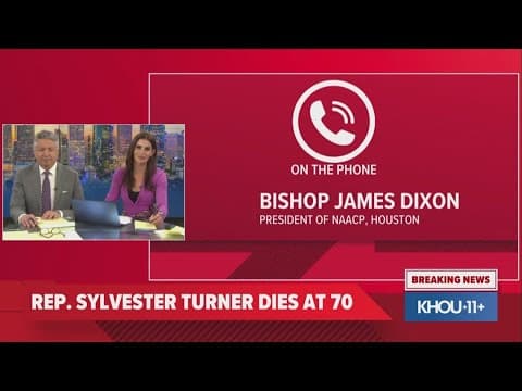 NAACP Houston President Bishop James Dixon reflects on life of former Houston Mayor Sylvester Turner