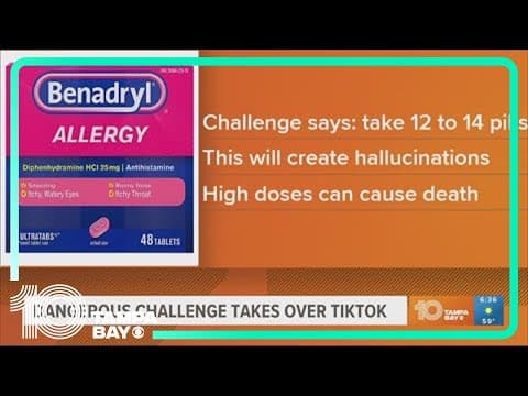Dangerous Benadryl challenge takes over TikTok