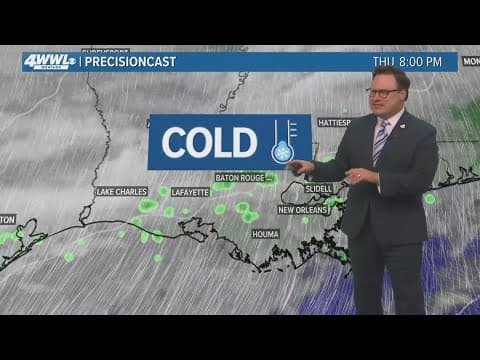 New Orleans Weather: Brief warm up Wednesday before big chill arriving on Thanksgiving