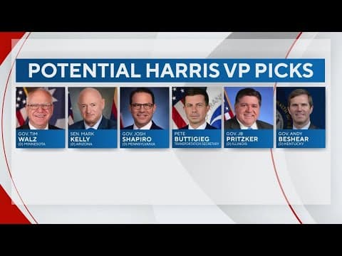 Who is Kamala Harris expected to pick for VP?