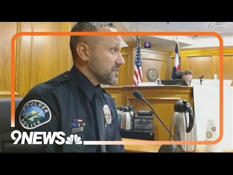 Boulder officers recall response to King Soopers shooting