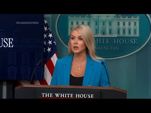 The White House insists Trump 'supports peaceful protests,' calling reporter's question 'stupid'