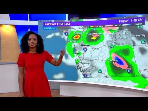 A fast-moving front is out, but more wet weather is on tap for next week