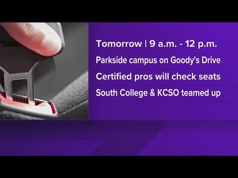 East Tennessee Children's Hospital set to offer free car seat checks for families