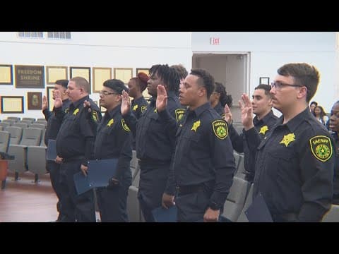 North Texas detention officers celebrate graduation and join the ranks