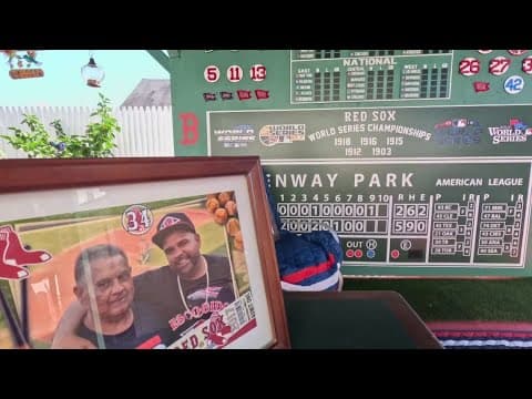 Man builds backyard Fenway Park for father