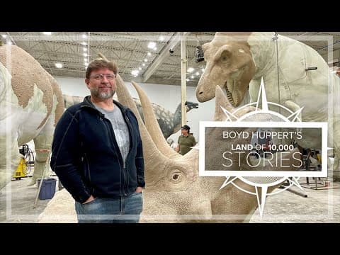 Minnesotan lives every child's dream — he makes dinosaurs