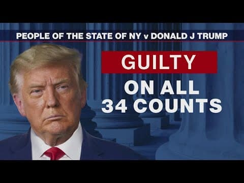 Donald Trump found guilty of numerous felonies: What happens now?