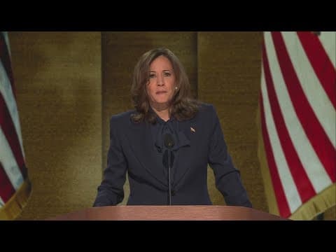 Kamala Harris makes history at the last night of DNC