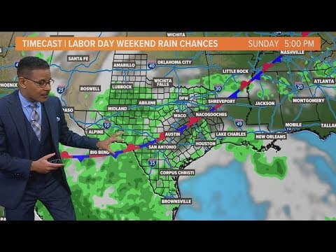 DFW Weather: Temperatures will cool ahead of Labor Day in North Texas