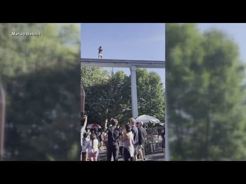 Young boy safe after walking onto monorail track at Hershey Park