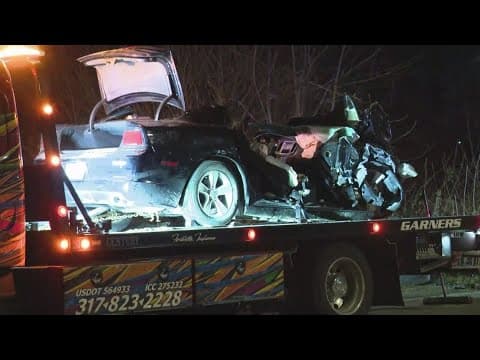 Crash leaves several injured and cars severely damaged on Indy's east side