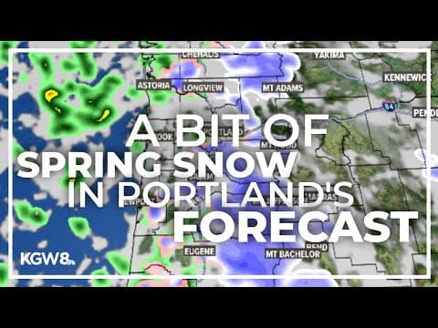 Snow in the forecast | KGW+ Weather, Thursday, March 23, 2023