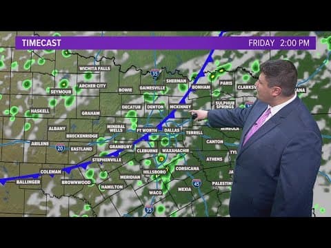 DFW Weather | Cold front coming in Friday to bring down humidity in 14 day forecast