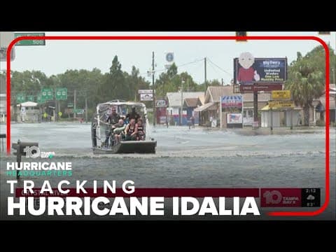 Airboat rescues happening in parts of Crystal River following Hurricane Idalia