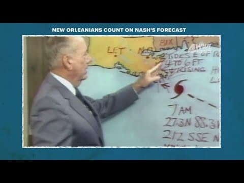 65 Years of WWL-TV: New Orleanians counted on Nash's forecast for decades