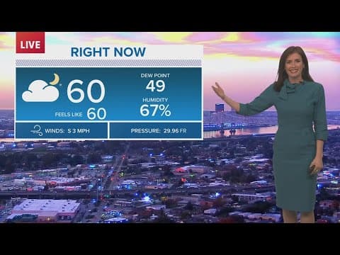 Colder air surges in Wednesday night