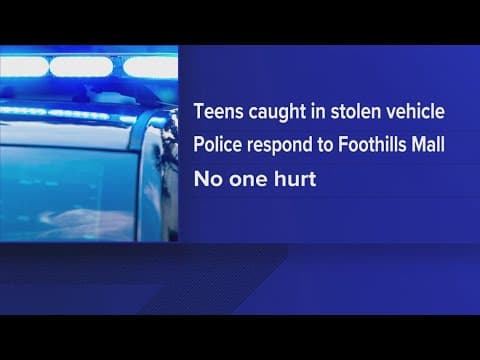 Maryville PD: 2 teens in suspected stolen vehicle prompt multi-agency response at Foothills Mall