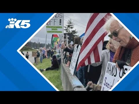 Gunshots fired near large protest on Whidbey Island