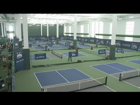 Despite snowstorm, world's best pickleball players arrive for tournament