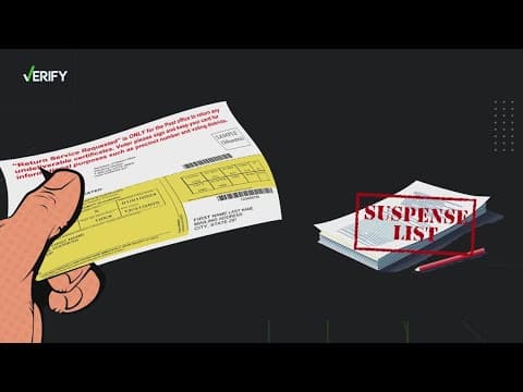 Verify: Yes, Texas will purge 'suspense list' voters from roll after 2024 presidential election