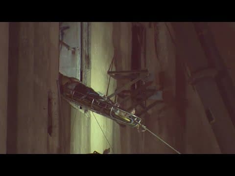 Man falls 10 feet into abandoned silo, rescued in serious condition