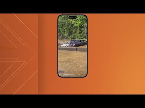 Woman goes viral because of Cocke County flooding and rockslide