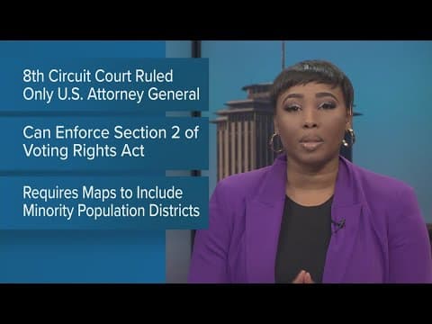 8th Circuit Court rules only U.S. Attorney General can enforce Section 2 of Voting Rights Act