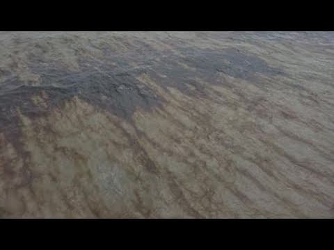 Oil spill off Plaquemines Parish coast