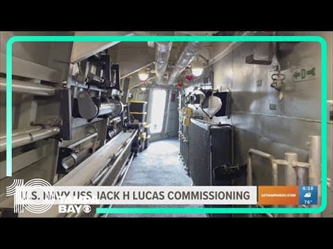 U.S. Navy USS Jack H Lucas Commissioning will stream on Saturday